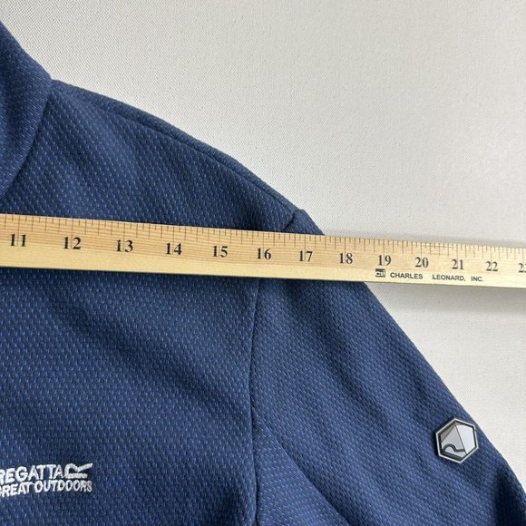Regatta Great Outdoors Mens Highton Fleece Jacket Size Medium Blue Full Zip - Picture 10 of 12